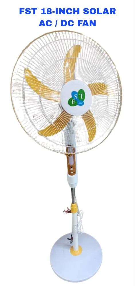 FST SOLAR 18-INCH STANDING FAN AC/DC